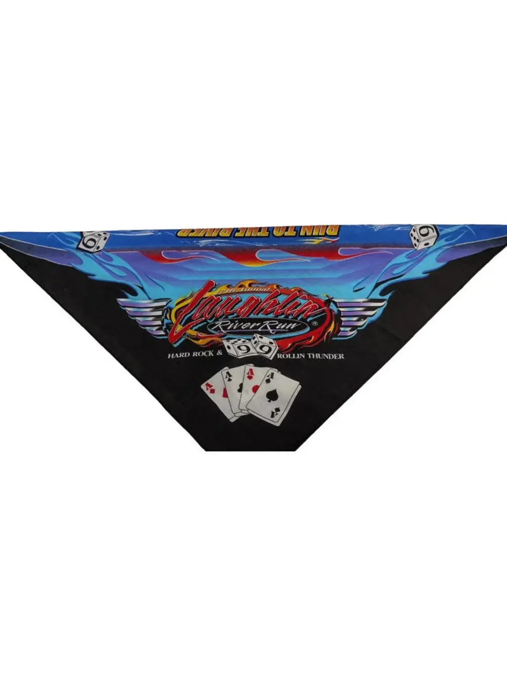 Vegas BANDANA Hard Rock Laughlin River Run 17th Annual Designed by BISHOP '98